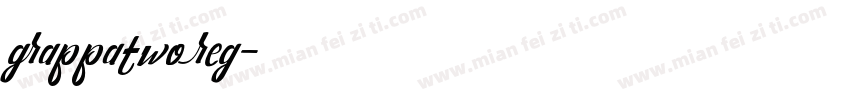 grappatwo reg字体转换